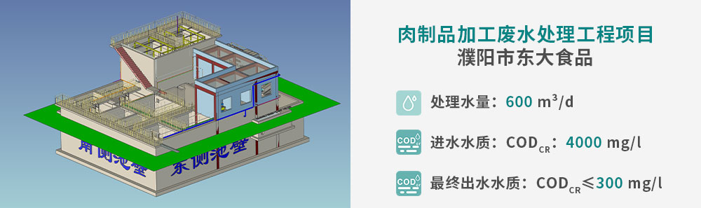 濮陽東大食品肉加工廢水處理工程_01